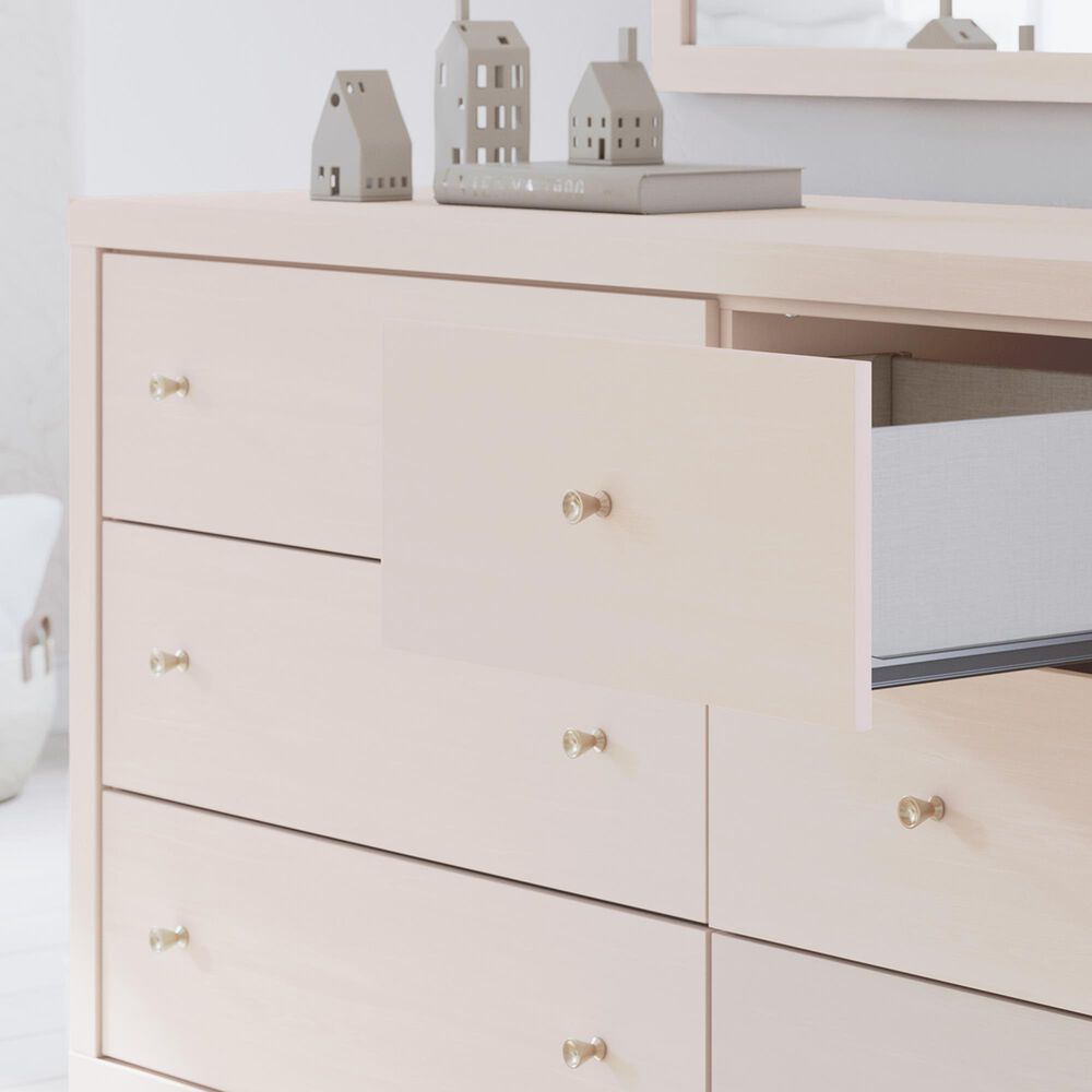 Ashley Wistenpine 6-Drawer Dresser in Blush, , large
