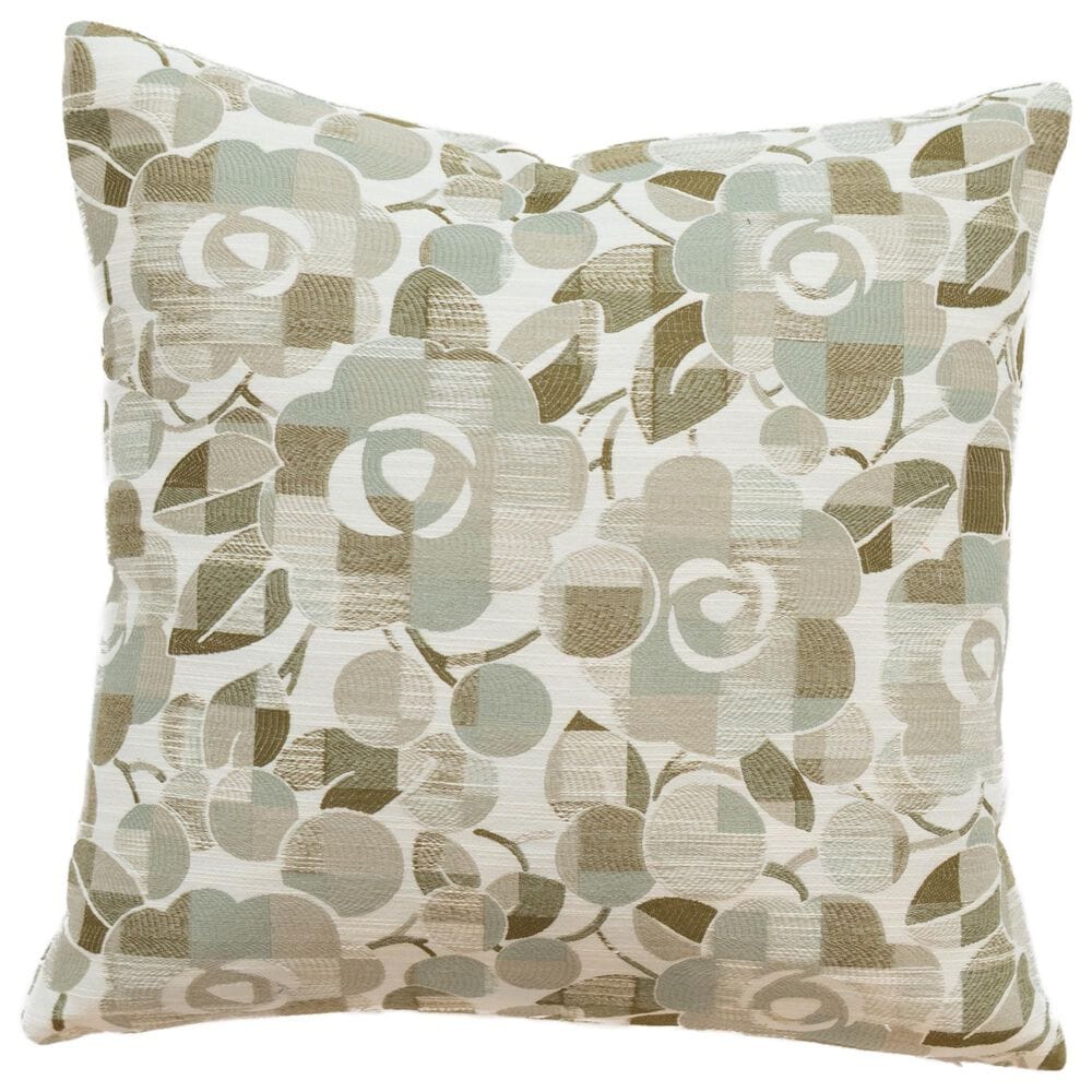 Valdese Weavers Kirton 20" x 20" Throw Pillow in Vapor, , large