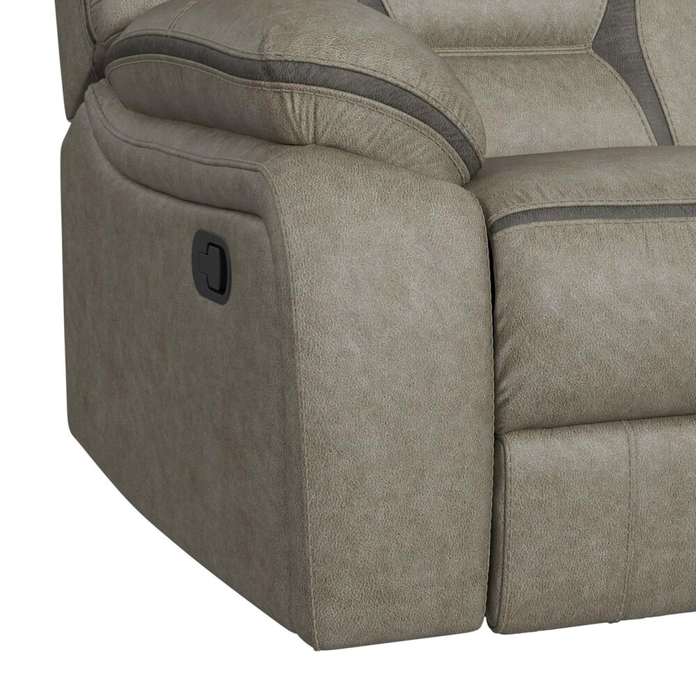 Mayberry Hill Engage Manual Motion Recliner in Corral Grey, , large
