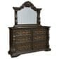 Millenium Maylee 4-Piece King Bedroom Set in Dark Brown, , large