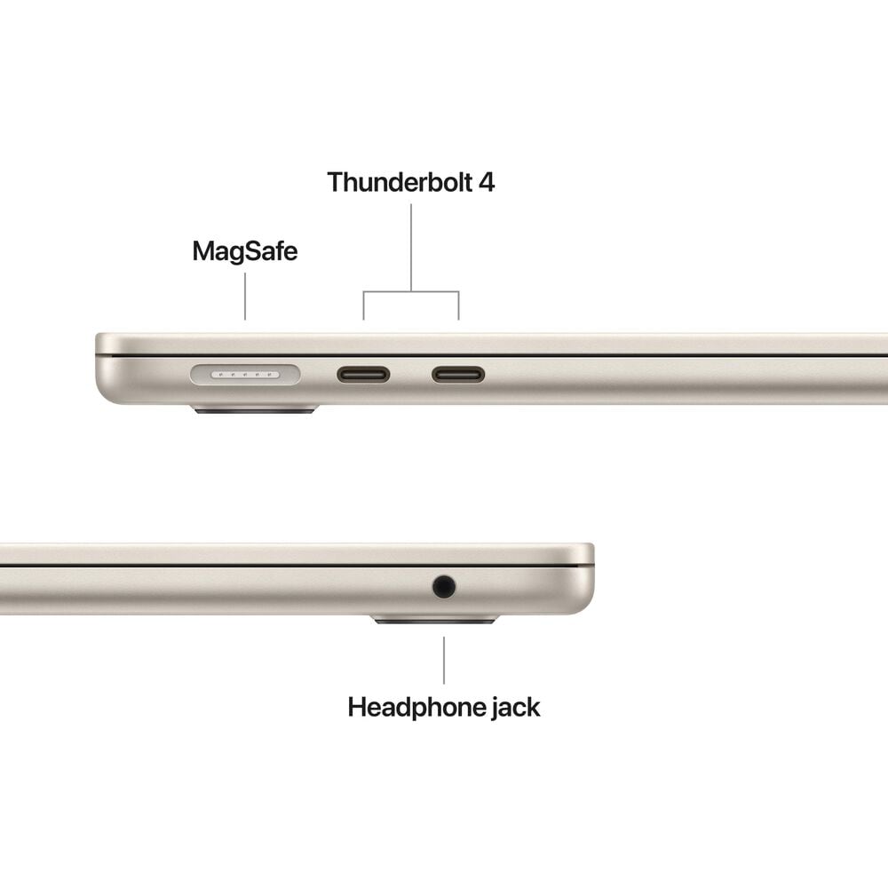 Apple MacBook Air 13-inch Laptop M4 chip - 10 Core CPU - 10 Core GPU - 24GB Memory - 512GB SSD - Starlight &#40;Latest Model&#41;, , large
