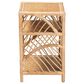 Baxton Studio Baara 2-Shelf Nightstand in Natural Brown, , large