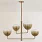 Troy Lighting August 4-Light Chandelier in Patina Brass, , large