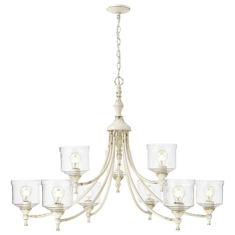 Golden Lighting Keating 9-Light Chandelier in Antique Ivory, , large