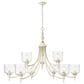 Golden Lighting Keating 9-Light Chandelier in Antique Ivory, , large