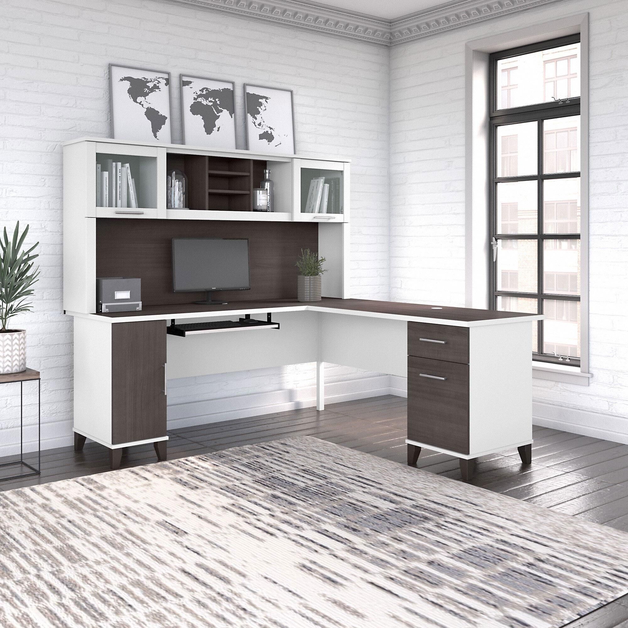 L shaped desk on sale 72 inch