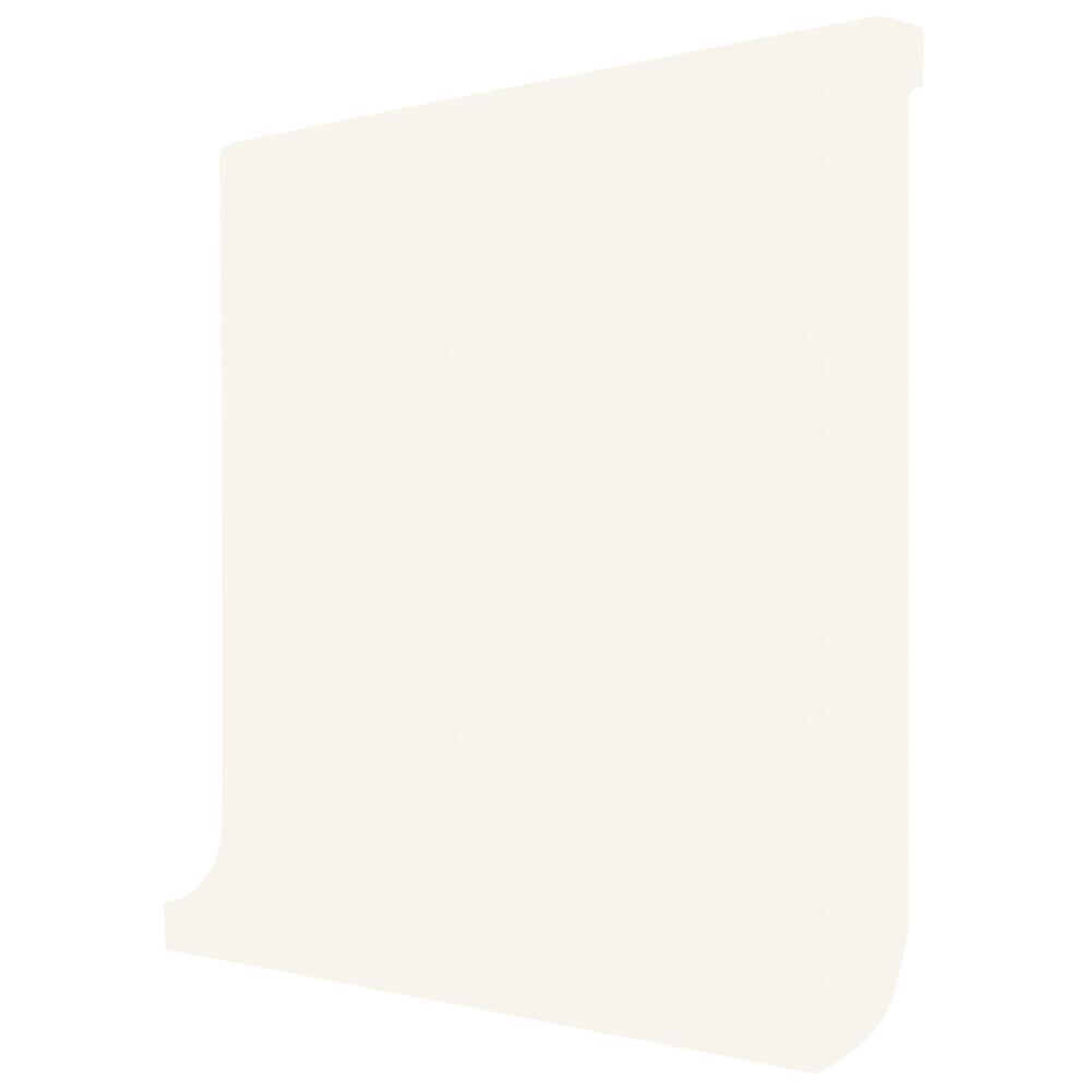 Rubber Base Snow 48" Rubber Wall Cove Base with Toe, , large