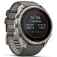Garmin fenix 9 Pro inReach Solar Smartwatch 51mm Titanium with Pebble Gray and Silver Gray Silicone Band, , large