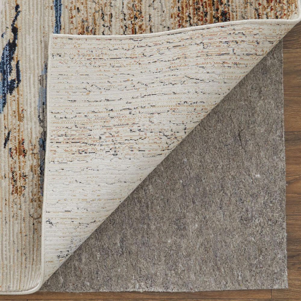 Feizy Sonora 7&#39;10&quot; x 10&#39;3&quot; Ivory and Blue Area Rug, , large