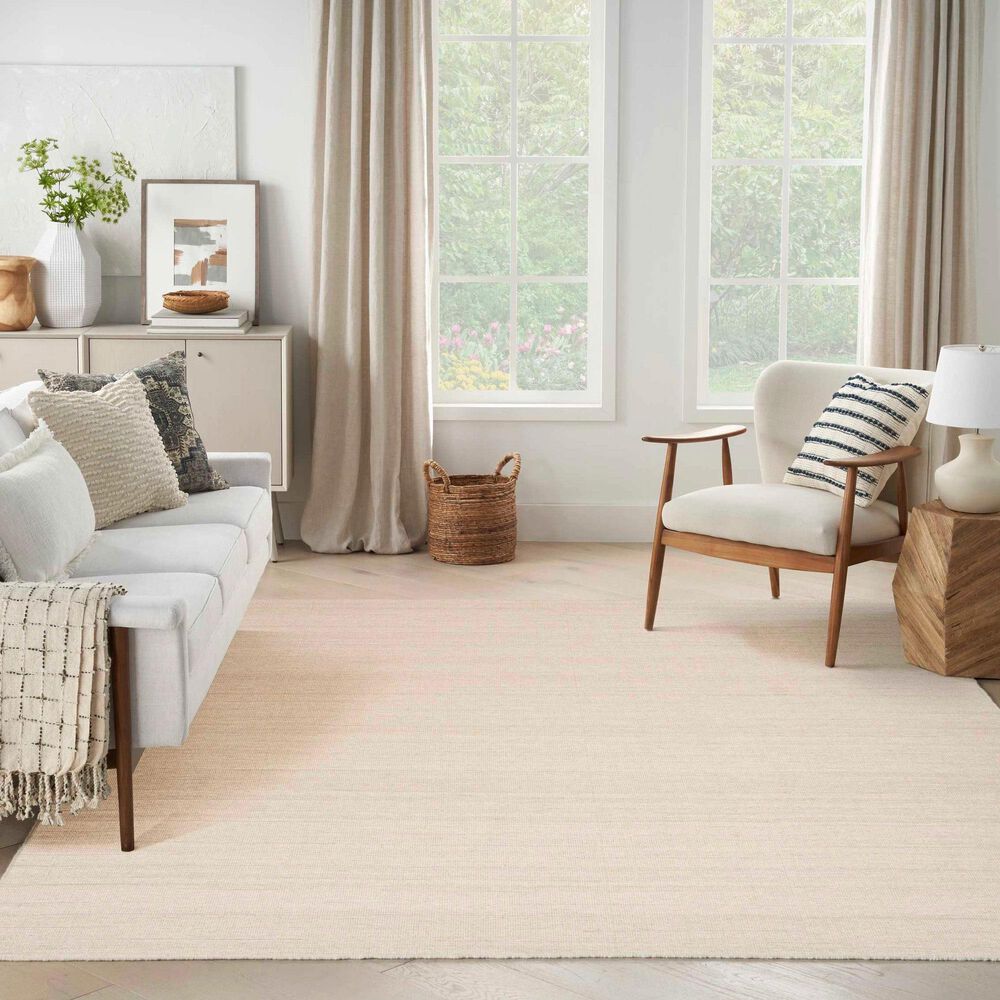 Nourison Interweave 6&#39; x 9&#39; Beige Area Rug, , large