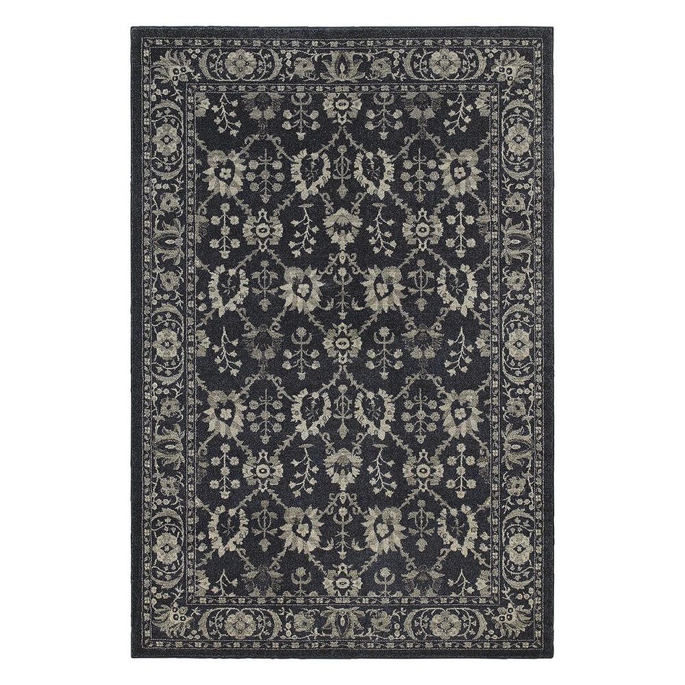 Oriental Weavers Richmond 8020K 6"7" x 9"6" Black Area Rug, , large