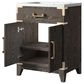 Lexora Home Laurel 24" Single Bathroom Vanity in Brown Oak with White Acrylic Top and Rectangular Sink, , large