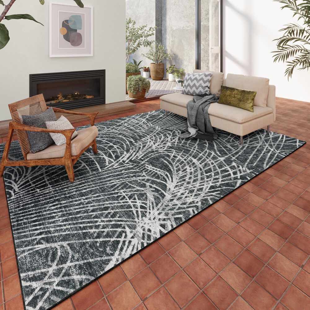 Dalyn Rug Company Winslow WL2MN 3&#39; x 5&#39; Midnight Indoor/Outdoor Area Rug, , large