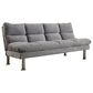 Furniture of America Saldana Stationary Futon Sofa in Light Gray, , large