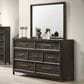 Crown Mark Ethel Dresser and Mirror, , large