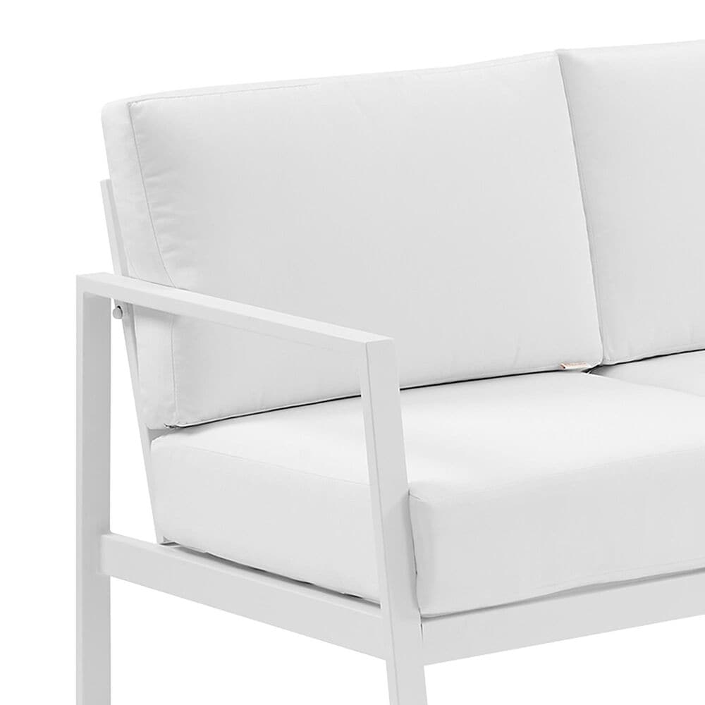Linon Home Decor Holland 2-Piece Outdoor Sectional Sofa in White, , large