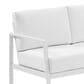 Linon Home Decor Holland 2-Piece Outdoor Sectional Sofa in White, , large