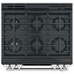 Cafe 30" Slide-In Convection Gas Range with Storage Drawer in Matte Black, , large