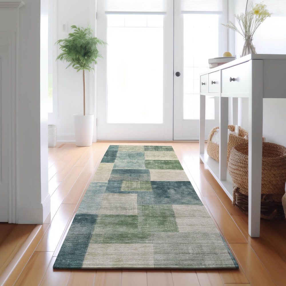 Dalyn Rug Company Pacifica PA12 2&#39;3&quot; x 7&#39;6&quot; Seafoam Runner, , large
