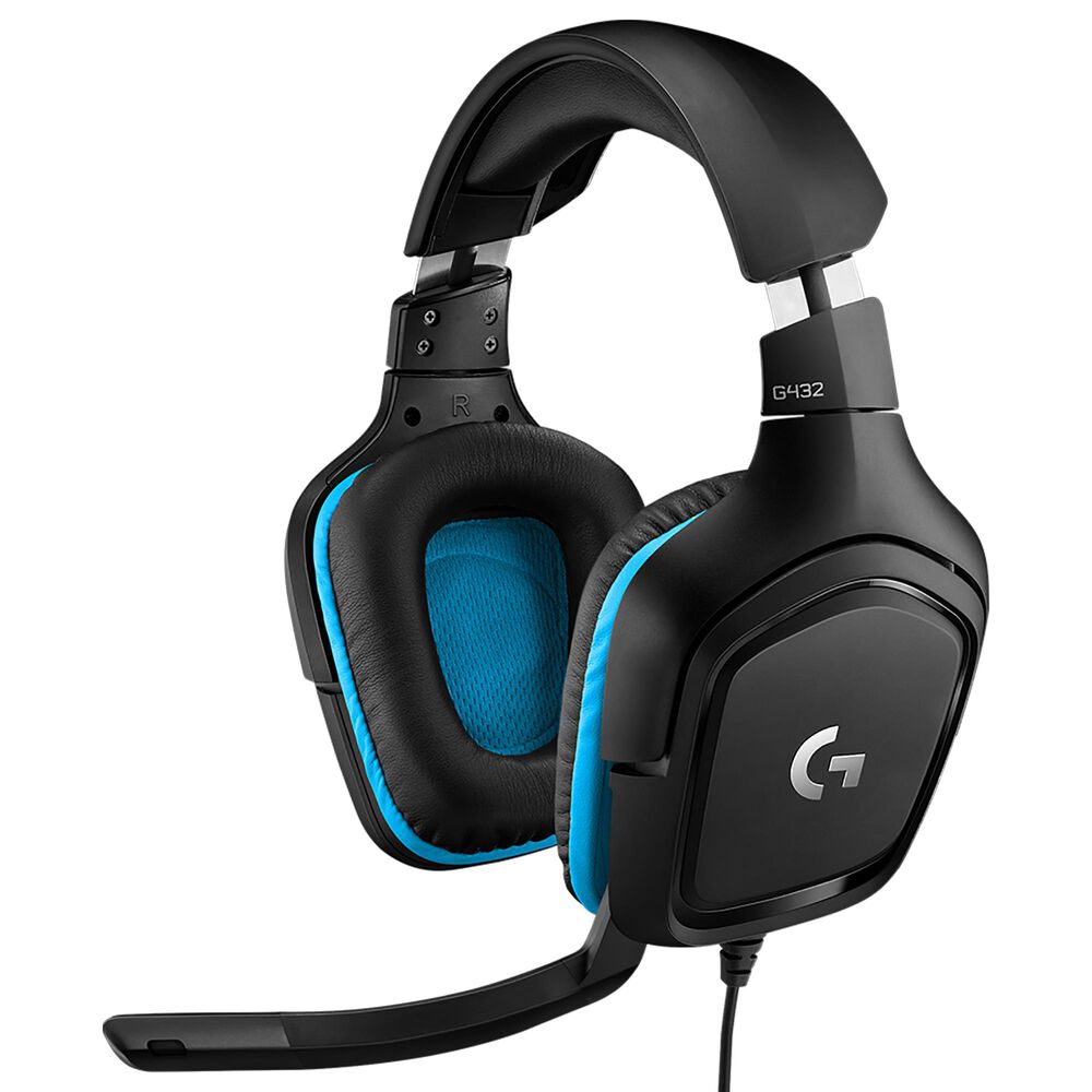Logitech 7.1 Surround Gaming Headset in Black and Blue Nebraska