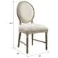 Emerald Home Furnishings Interlude Side Chair with Round Back in Sandstone Buff (Set of 2), , large