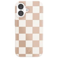 Velvet Caviar Checker MagSafe Case for Apple iPhone 16 in Nude Vibe