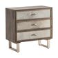 Crestview Collection Theodore 3-Drawer Chest in Grey, , large
