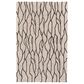 Feizy Enzo 8" x 11" Black and Taupe Area Rug, , large