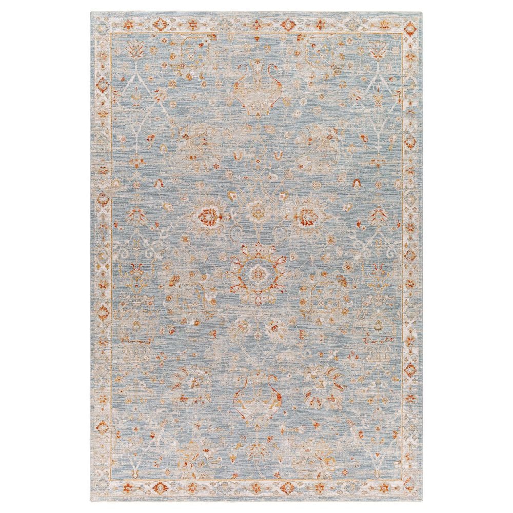 Surya Avant Garde 2"7" x 10" Orange, Blue and Beige Runner, , large