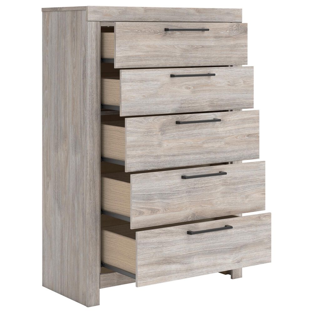Ashley Broachmyn 5 Piece Twin Bedroom Set in Light Gray, , large