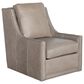 Massoud Gareth Leather Swivel Chair in Tapestry Lynx, , large