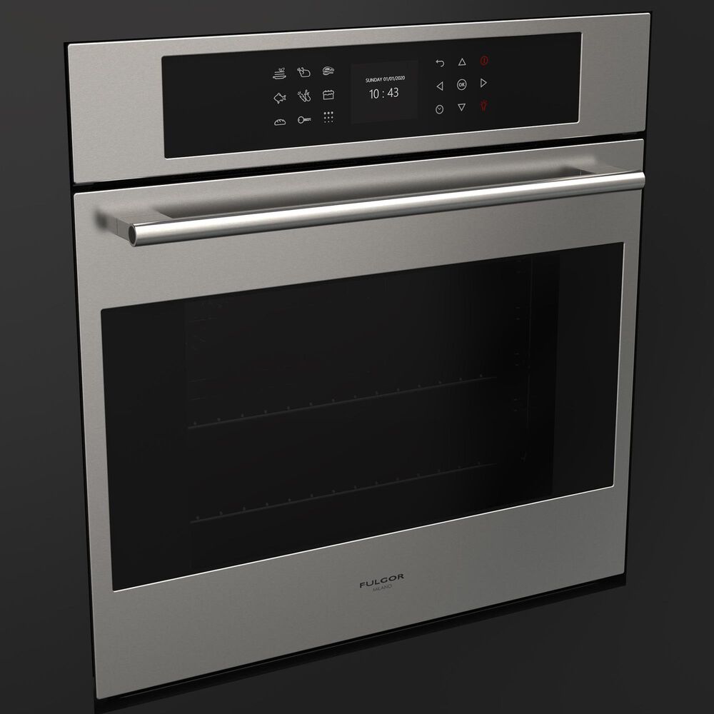Fulgor Milano 24&quot; Multifunction Self-Cleaning Single Wall Oven in Stainless Steel, , large