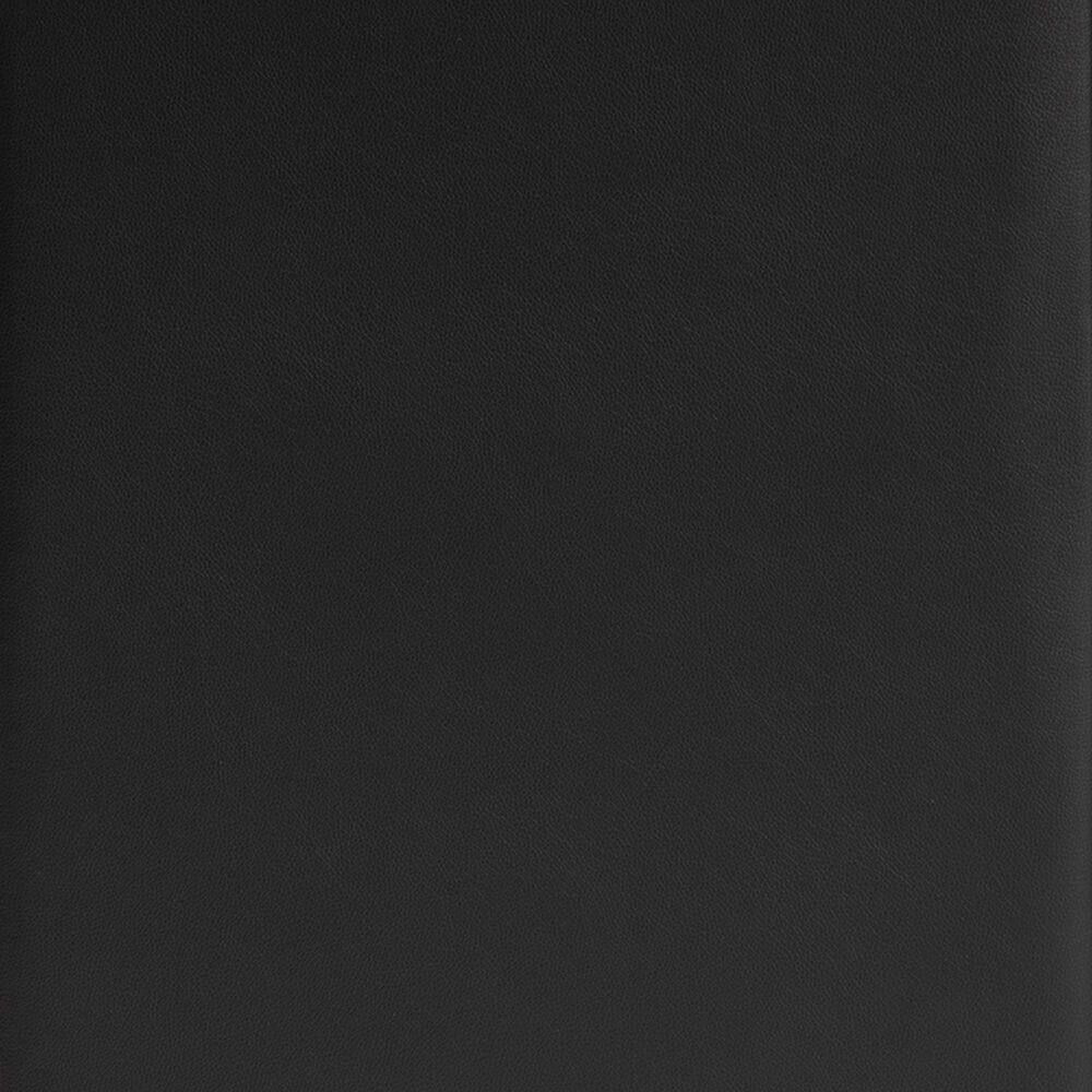 Baxton Studio Luminescence 6-Drawer Dresser with Black Upholstered in Chrome, , large