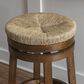 Linon Home Decor Morgan Swivel Counter Stool in Walnut, , large