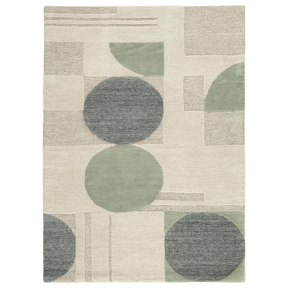Ashley Dallane 5" x 7" Linen, Blue and Green Area Rug, , large