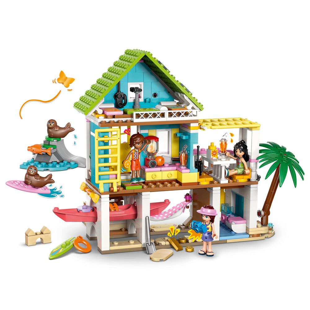 LEGO Friends Beach House with Seals Building Set, , large