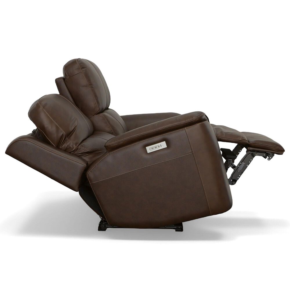 Flexsteel Henry 3-Piece Power Reclining Living Room Set in Burnt Umber, , large