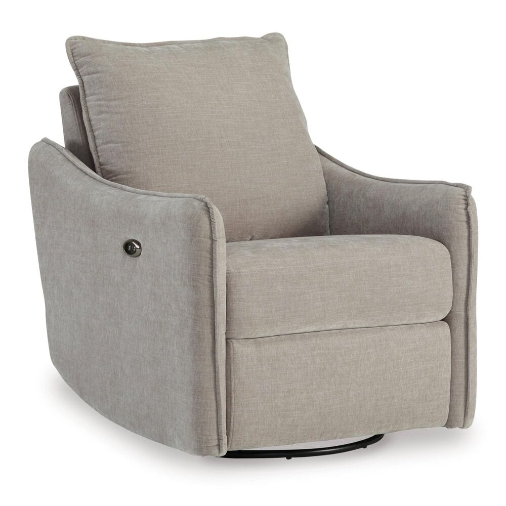 Ashley McBurg Swivel Power Recliner in Taupe, , large