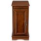 Linon Home Decor Barron Accent Table with USB Charging Station in Hazelnut, , large