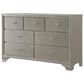 Crown Mark Lyssa 7-Drawer Dresser in Champagne, , large