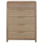 Urban Home Furano 5-Drawer Chest in Ginger, , large