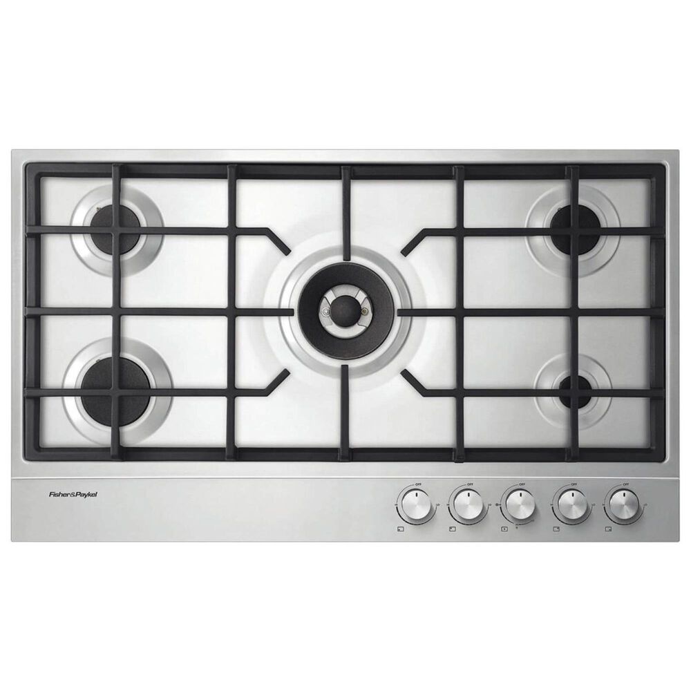 Fisher & Paykel 36" Natural Gas Cooktop in Stainless Steel, , large
