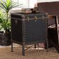 Baxton Studio Laura Lift-Top End Table in Black, , large