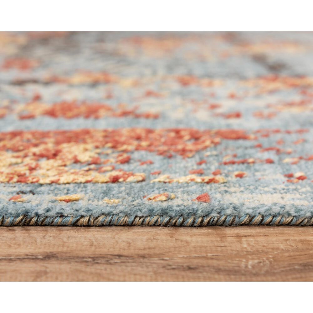RIZZY Premier 8&#39; x 10&#39; Blue Area Rug, , large