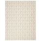 Nourison Aloha Floral 9" x 12" Ivory and Grey Indoor/Outdoor Area Rug, , large