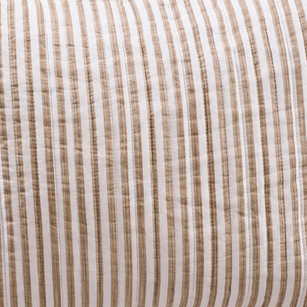 Levtex Martha 3-Piece King/Cal King Quilt Set in Taupe and White, , large
