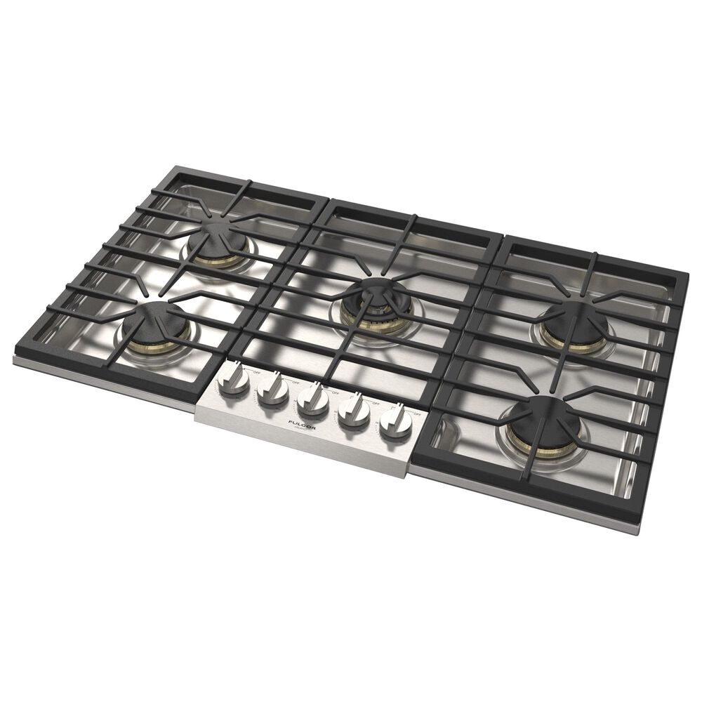 Fulgor Milano Sofia 36&quot; Gas Cooktop with 4 Stacked Burners in Stainless Steel, , large