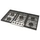 Fulgor Milano Sofia 36" Gas Cooktop with 4 Stacked Burners in Stainless Steel, , large