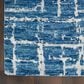 Nourison Luna 9"9" x 13"9" Blue and Silver Area Rug, , large