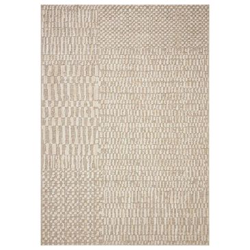 Amber Lewis x Loloi Bexley Natural and Birch 4" x 6" Area Rug, , large
